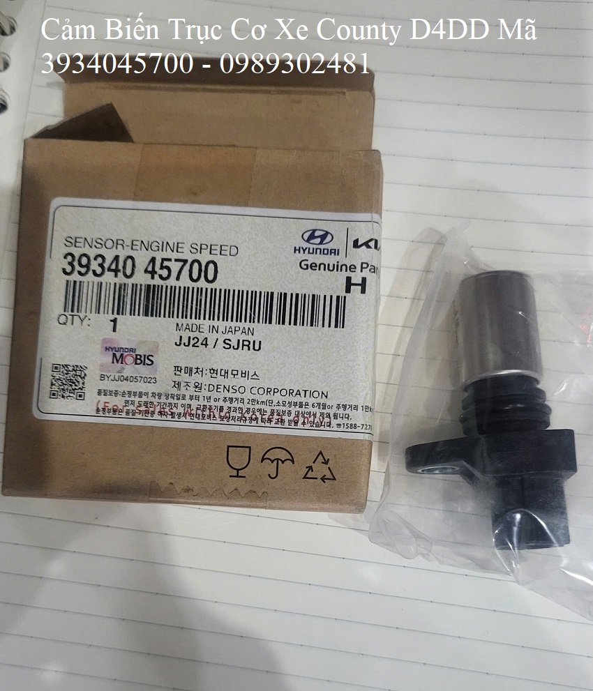 Cảm biến trục cơ tốc độ động cơ d4dd xe county 3934045700 